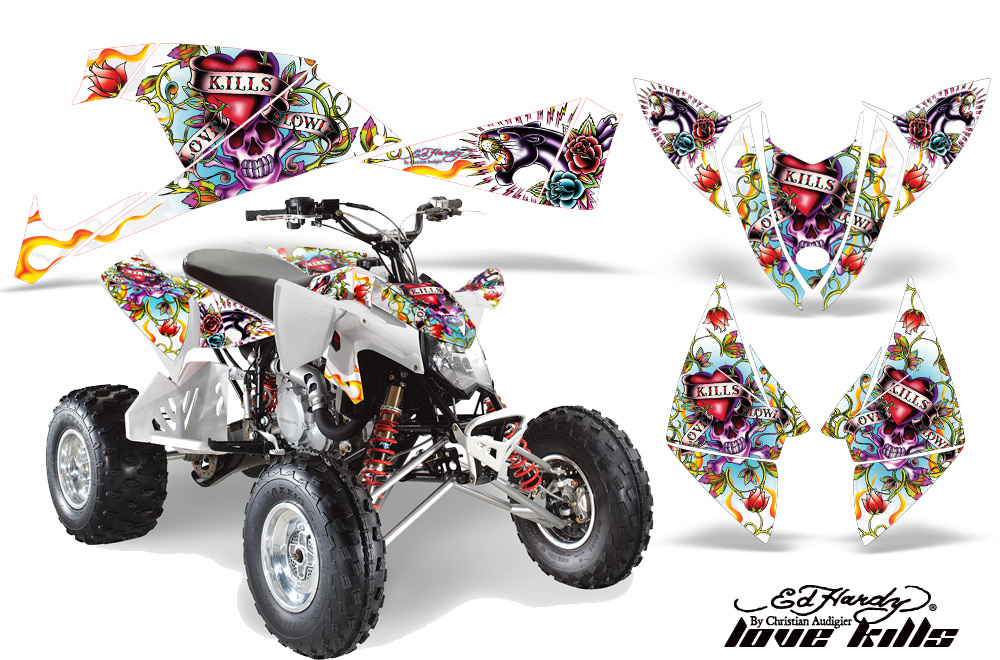 Polaris Outlaw 500 2009 Graphics Kit EH LK W